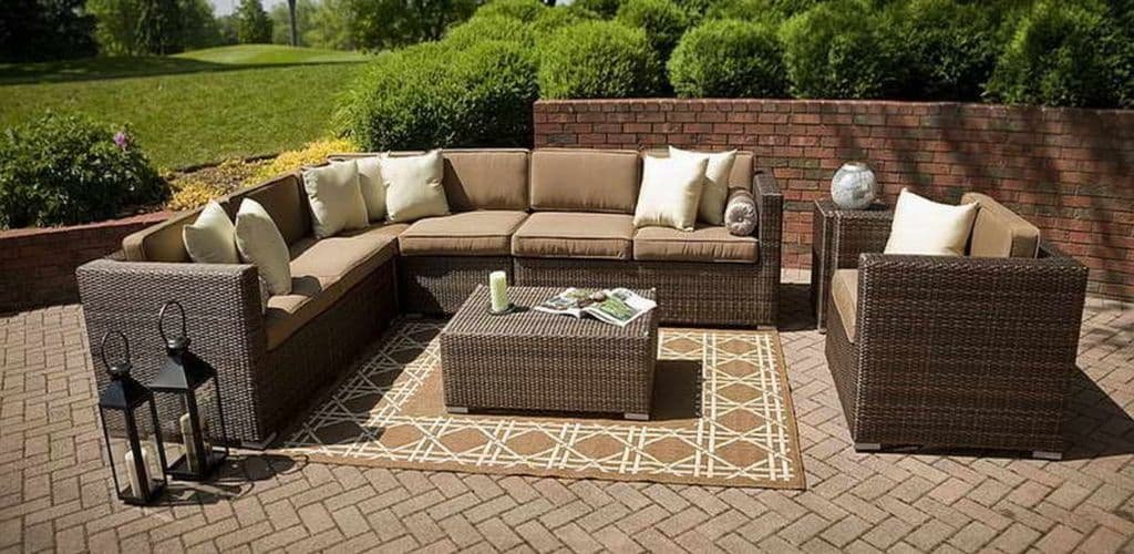 rustic outdoor rugs design