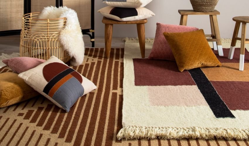 Natural fiber rugs