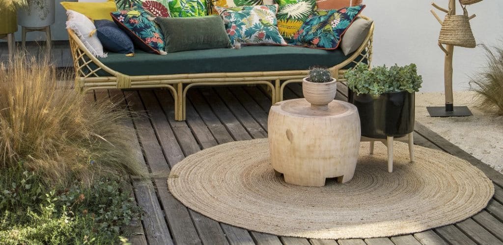 outdoor round rugs