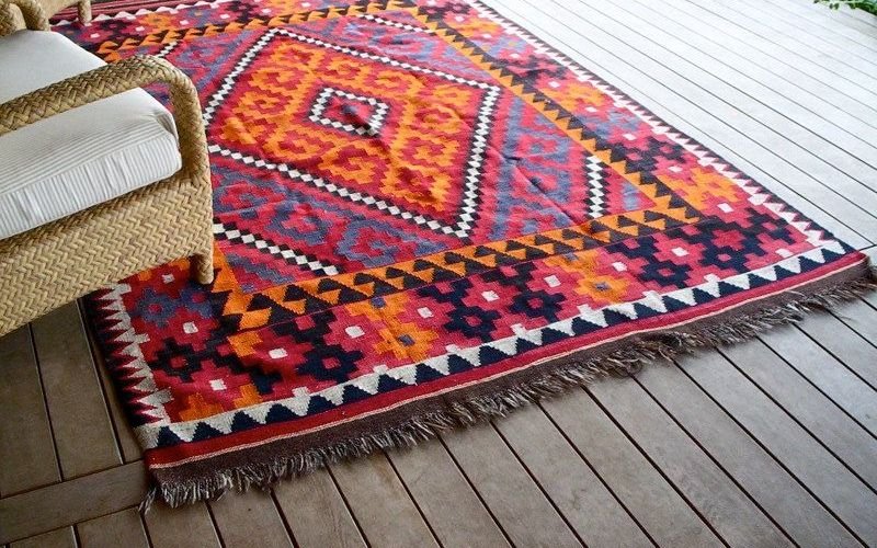 outdoor rugs texture