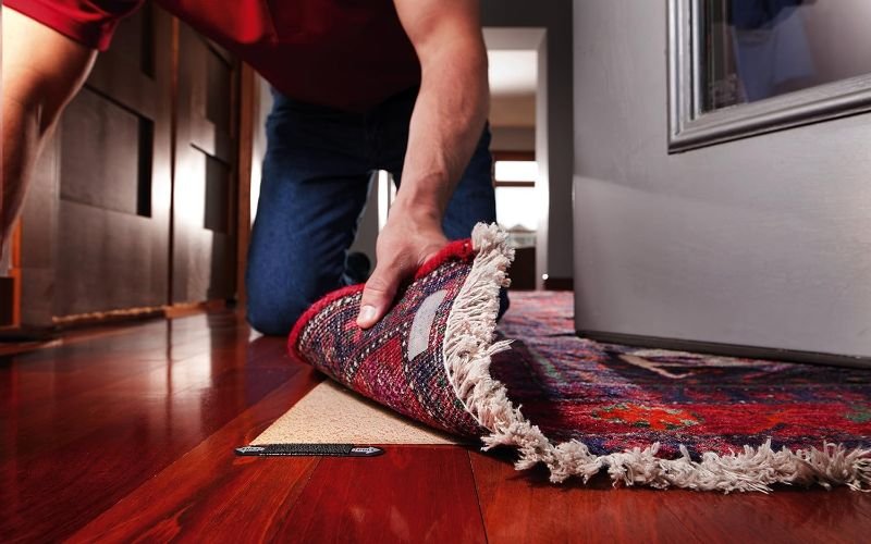 Add Cleats to Rug Corners